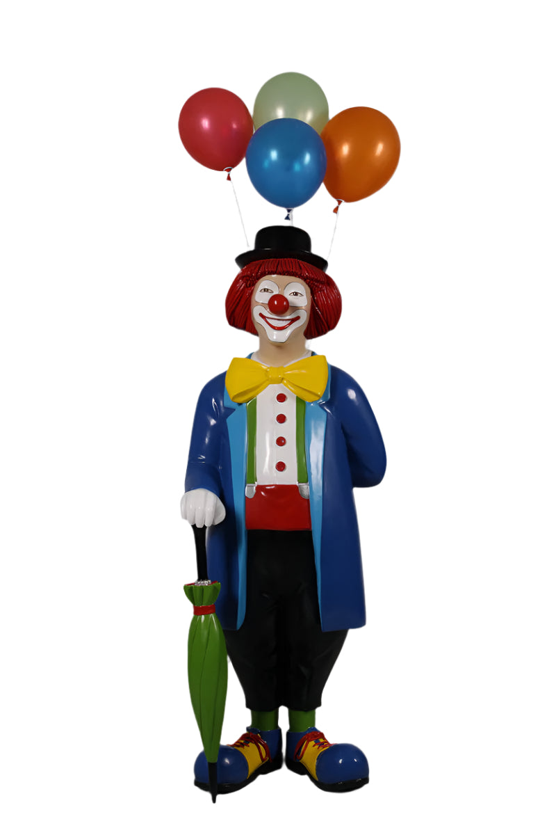 Made to Order: Clown W/Umbrella Baloons