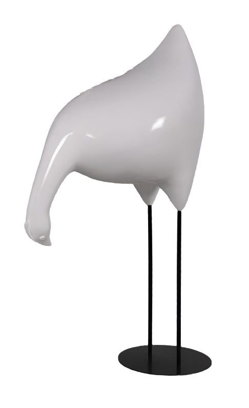 Made to Order: Chicken On Base-Head Down-Glsy White