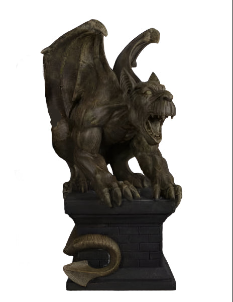 Giant Gargoyle On Plinth