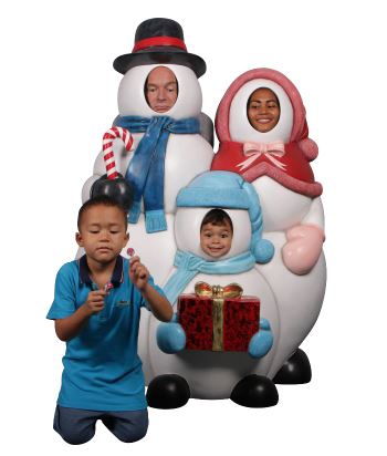Made to Order: Snowman Family - Photo Op