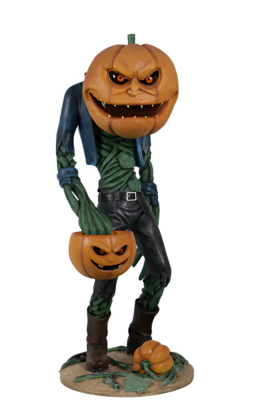 Made to Order: Scary Pumpkin Man With Candy Holder