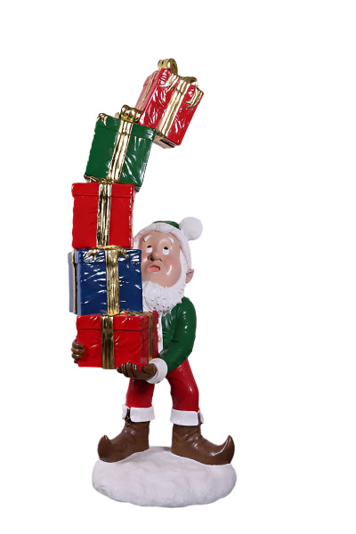 Made to Order: Elf With Stack Of Gifts