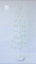 Load and play video in Gallery viewer, 71&quot; H I/O White Color Changing Flowering Twinkling LED Tree
