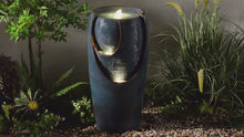 Load and play video in Gallery viewer, 28.5&quot; Bubbling Water Fountain W/LEDs Indoor/Outdoor Use

