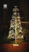 Load and play video in Gallery viewer, 48&quot; H I/O White Flowering Twinkling LED Tree
