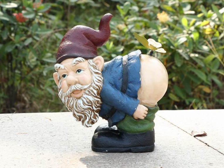 75616-R - Gnome Mooning W/Butterfly (Hi-Line Exclusive)