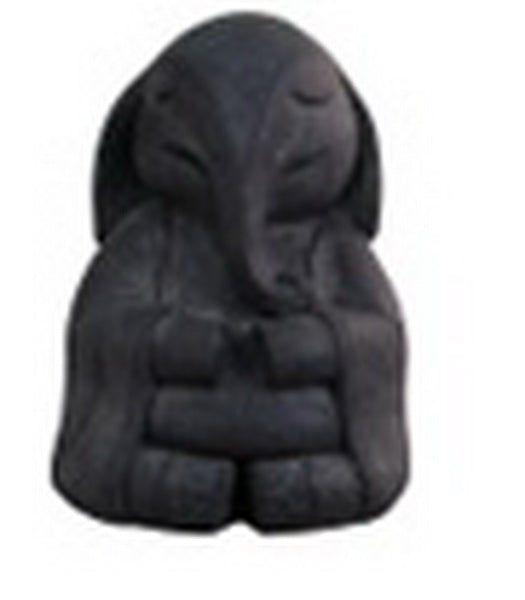 77129-A - Zen Elephant Buddha - Black