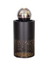 Load image into Gallery viewer, Hollow Pillar Fountain W/silver Ball Hi-Line Gift Ltd.
