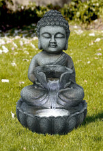 Load image into Gallery viewer, Sitting Buddha Fountain W/white Led Hi-Line Gift Ltd.
