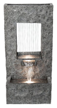 Load image into Gallery viewer, Rectangular Waterfall Fountain With Warm White Leds Hi-Line Gift Ltd.
