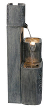 Load image into Gallery viewer, 79743 - 3 Tiers Modern Cascading Water Fountain Outdoor with Warm White LEDS
