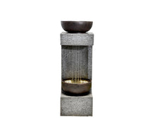 Load image into Gallery viewer, Rainfall Fountain W/bowl On Top W/leds Hi-Line Gift Ltd.
