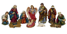 Load image into Gallery viewer, 11 Pc Nativity &amp; Three Wise Men Figurine Set
