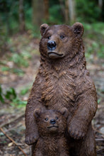 Load image into Gallery viewer, 87714-C - Standing Mother &amp; Baby Brown Bears

