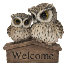 Load image into Gallery viewer, 87717-G - Mother &amp; Baby Owl Welcome Sign
