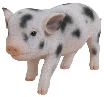 87769-A - PIG - STANDING BABY PIG W/BLACK SPOTS