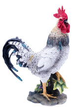 Load image into Gallery viewer, 89274 - Black &amp; White Rooster Statue
